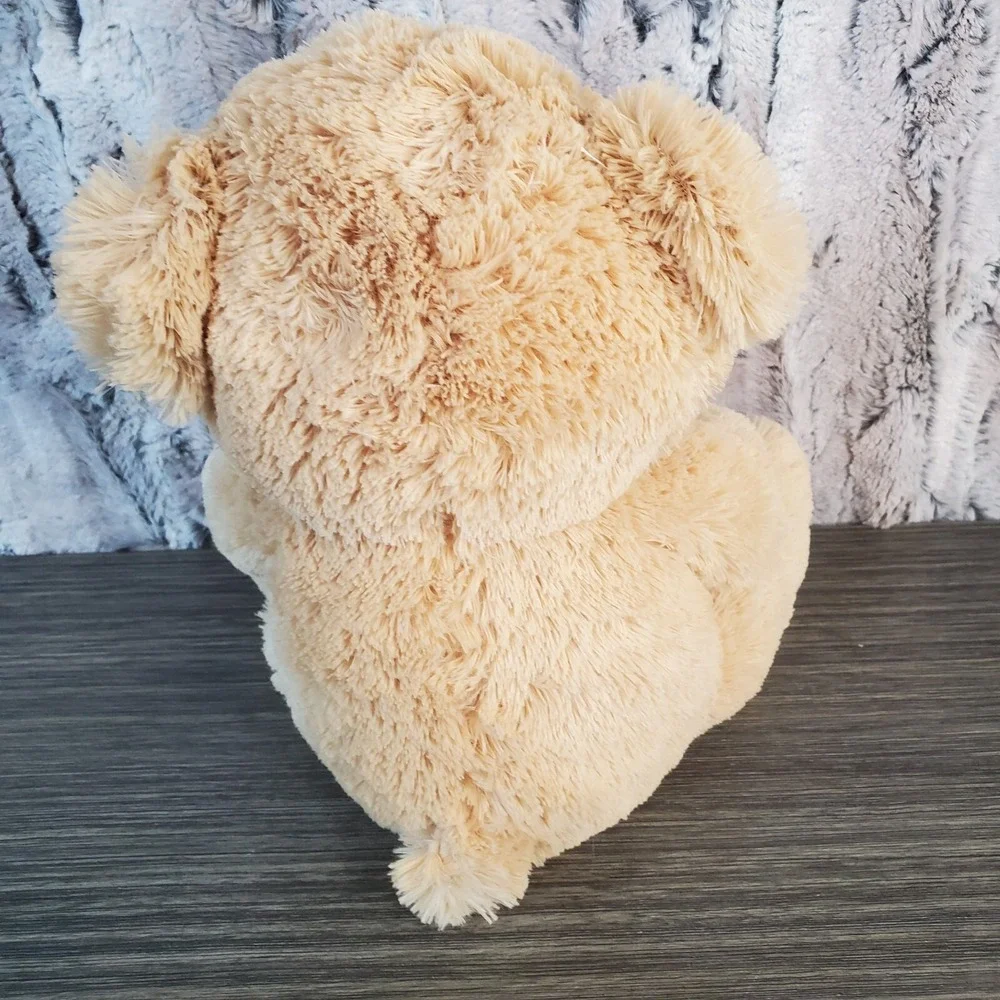 Best Made Toys Tan Beige Teddy Bear I LOVE YOU Plush Heart 9.5